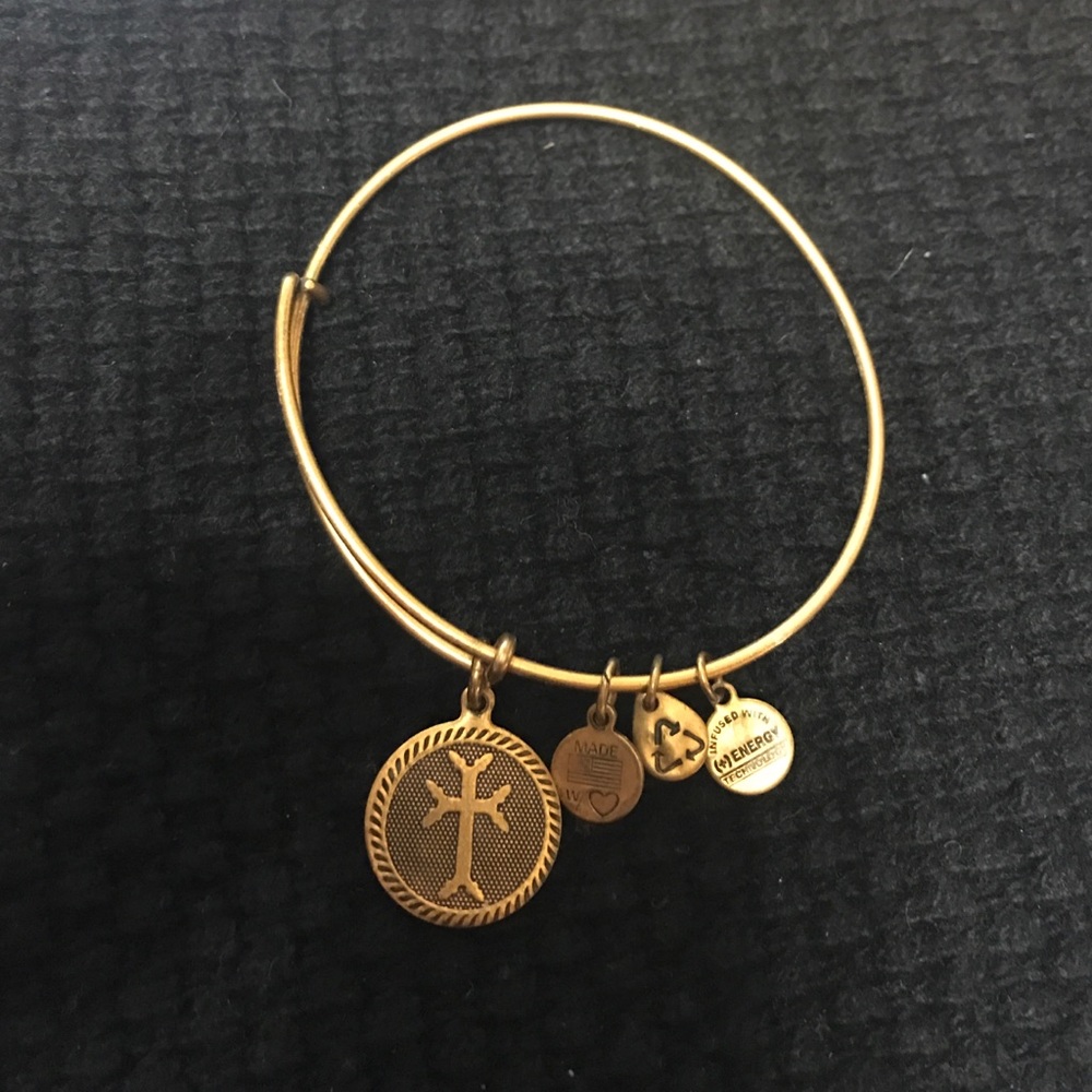 Alex and ani cross bracelet